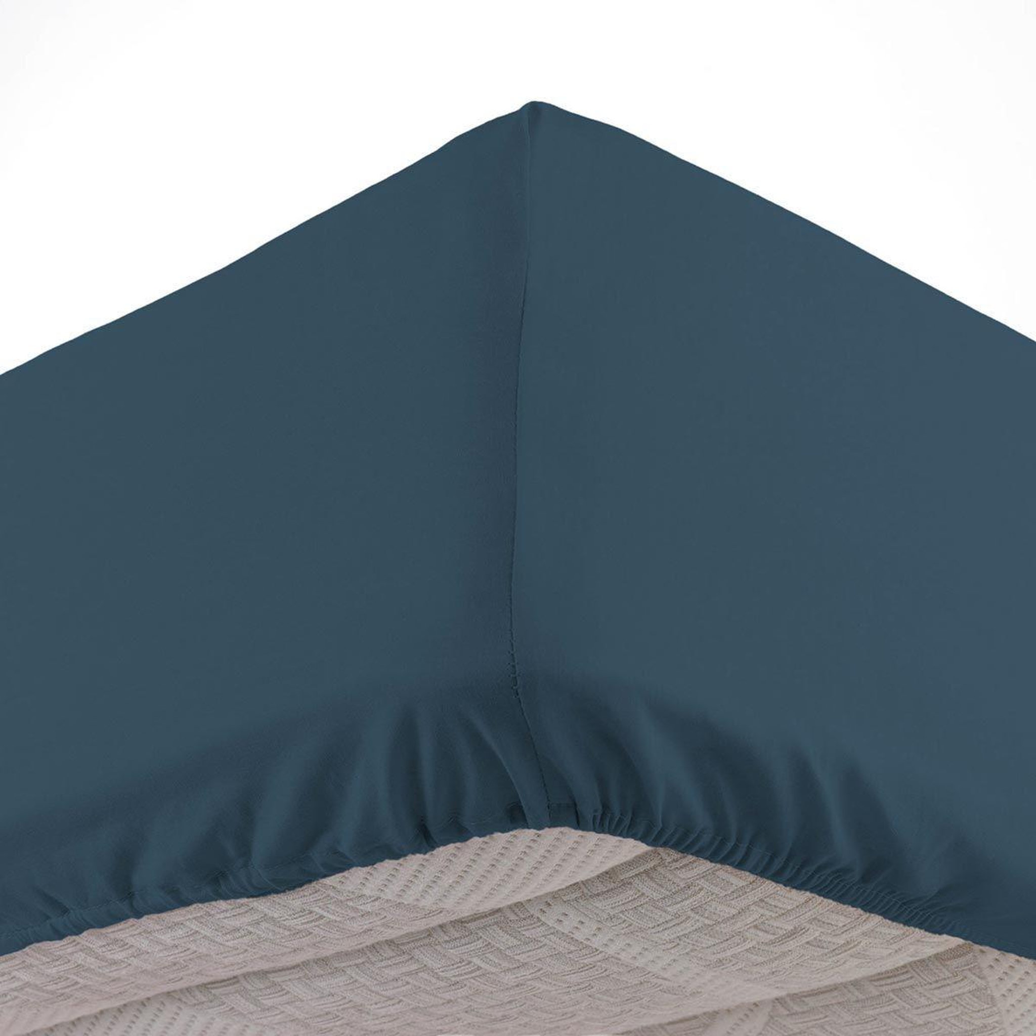 Voir la diapositive 1 : Douceur d'Intérieur Drap housse  lina  90x190cm bleu nuit