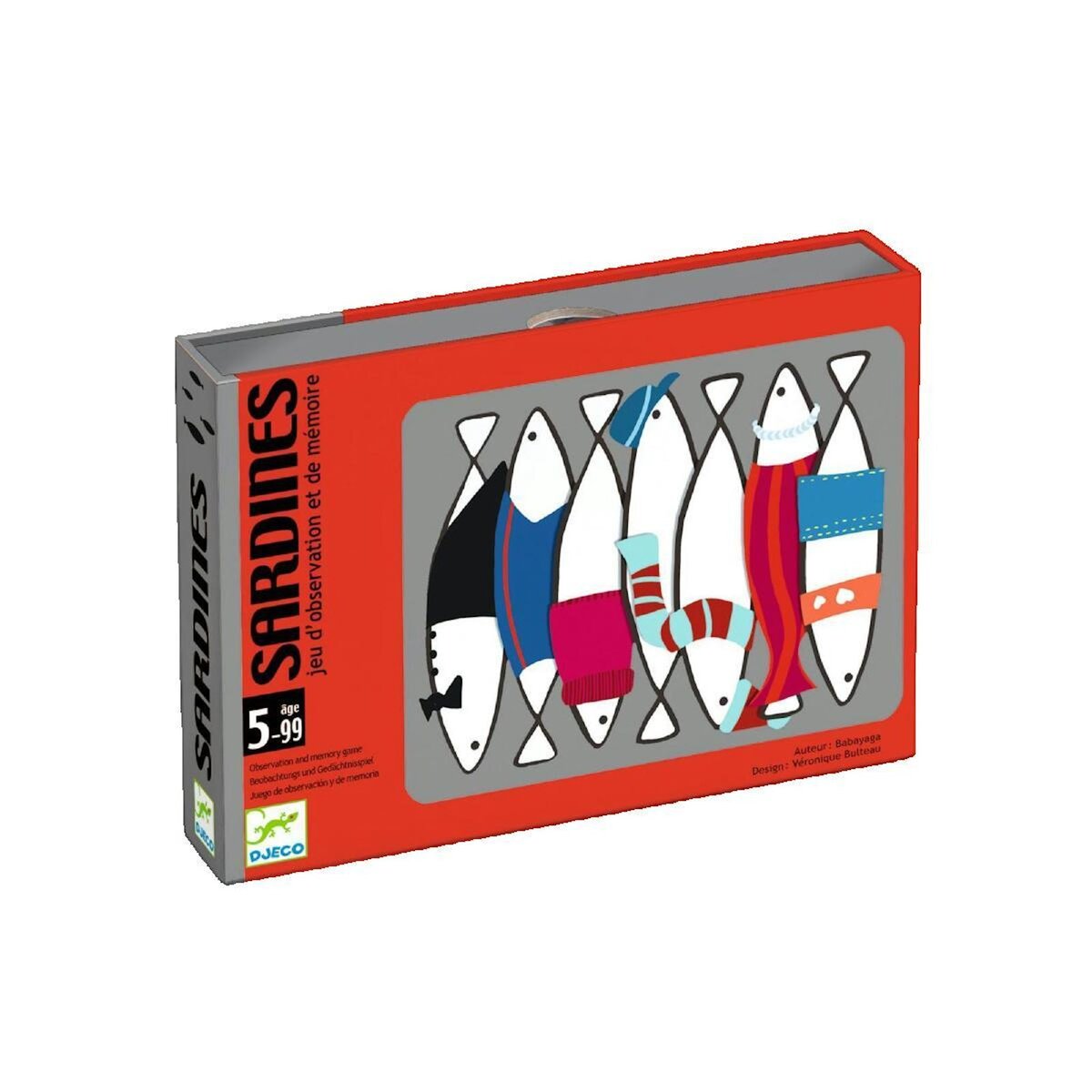 Djeco Jeu de mémoire Djeco Sardines