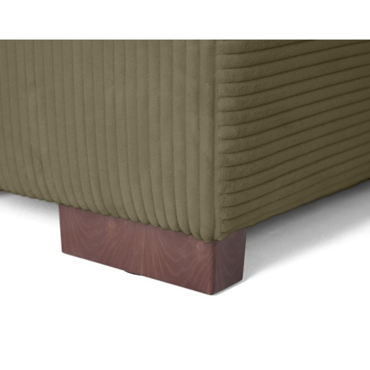 LISA DESIGN Vermont - canapé d'angle gauche - 5 places - convertible - en velours côtelé