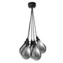 Voir la diapositive 1 : Paris Prix Lampe Suspension Déco 5 Têtes  Sancho  45cm Gris