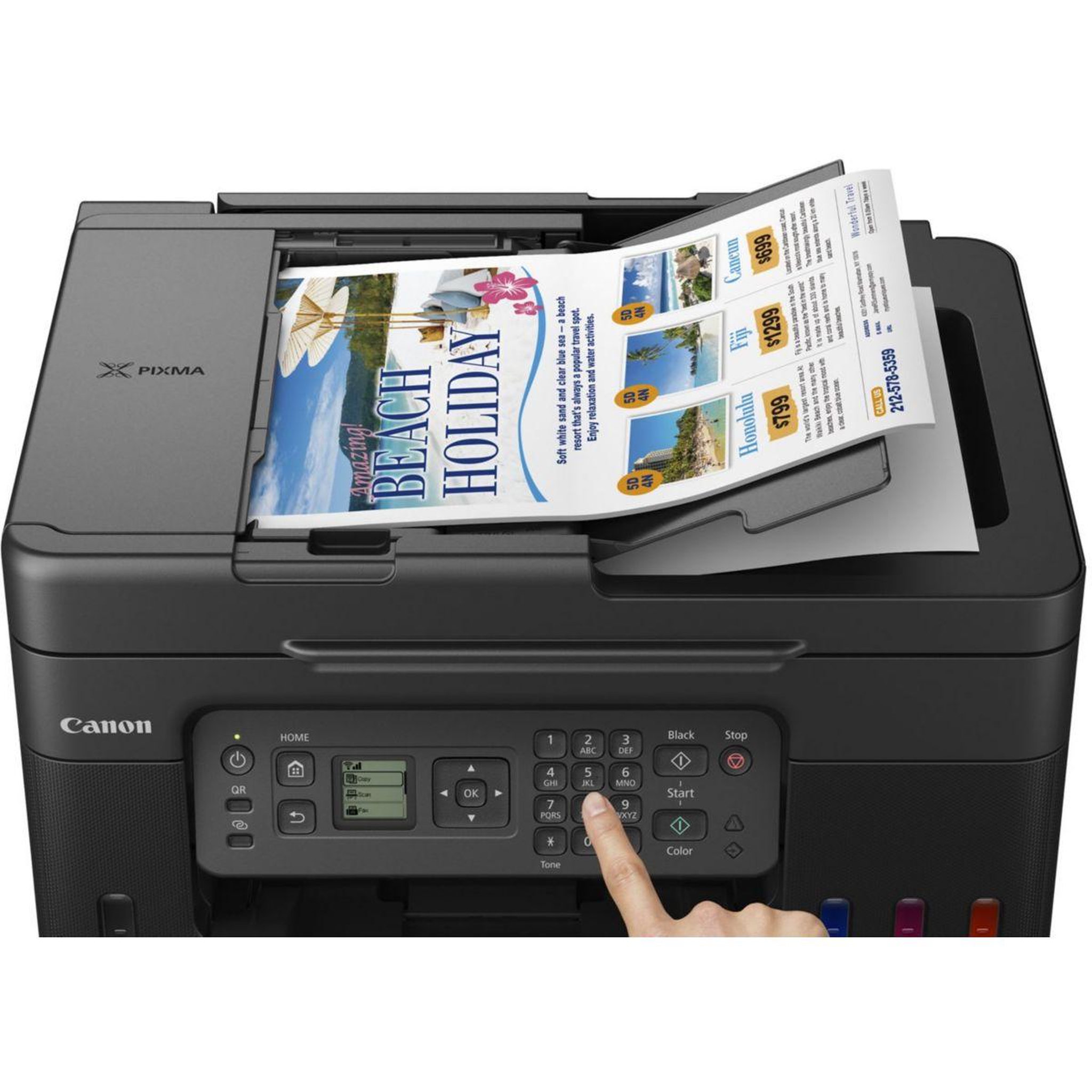 Voir la diapositive 3 : Canon Imprimante jet d'encre MegaTank G4570
