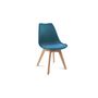 Voir la diapositive 9 : Lot de 6 chaises pieds bois massif LYDIA