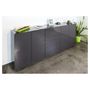 Voir la diapositive 3 : Buffet moderne 4 portes 3 tiroirs 220 cm LUCERA
