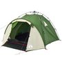 Voir la diapositive 5 : VIDAXL Tente de camping a dome 3 personnes vert liberation rapide