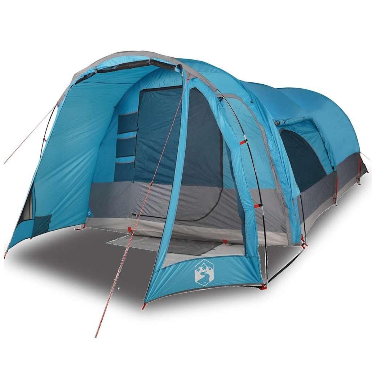 VIDAXL Tente familiale tunnel 8 personnes bleu impermeable