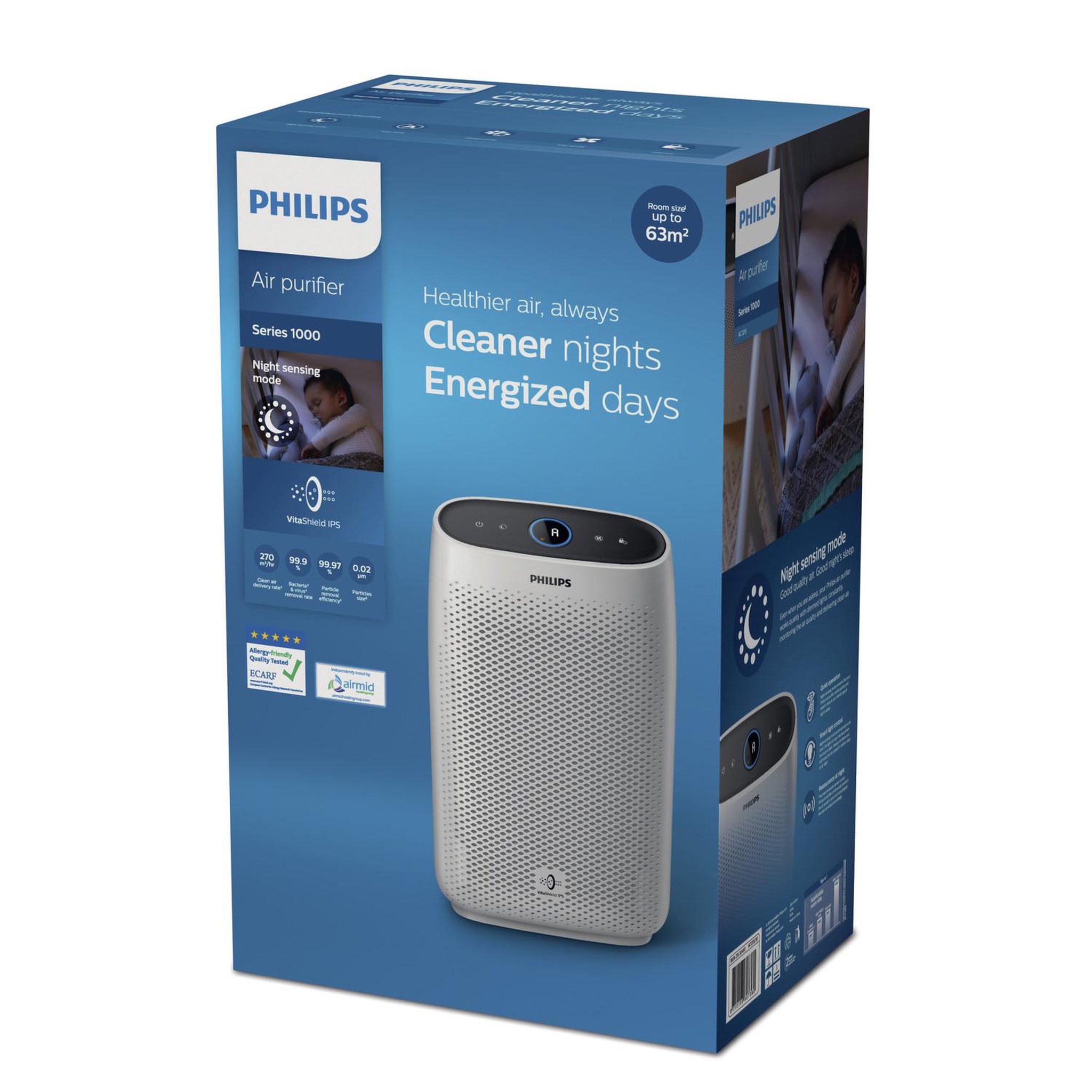 Voir la diapositive 3 : Philips Philips 1000 series Purificateur d'air série 1000i AC1215/10