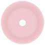 Voir la diapositive 3 : VIDAXL Lavabo rond de luxe Rose mat 40x15 cm Ceramique