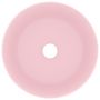 Voir la diapositive 3 : VIDAXL Lavabo rond de luxe Rose mat 40x15 cm Ceramique