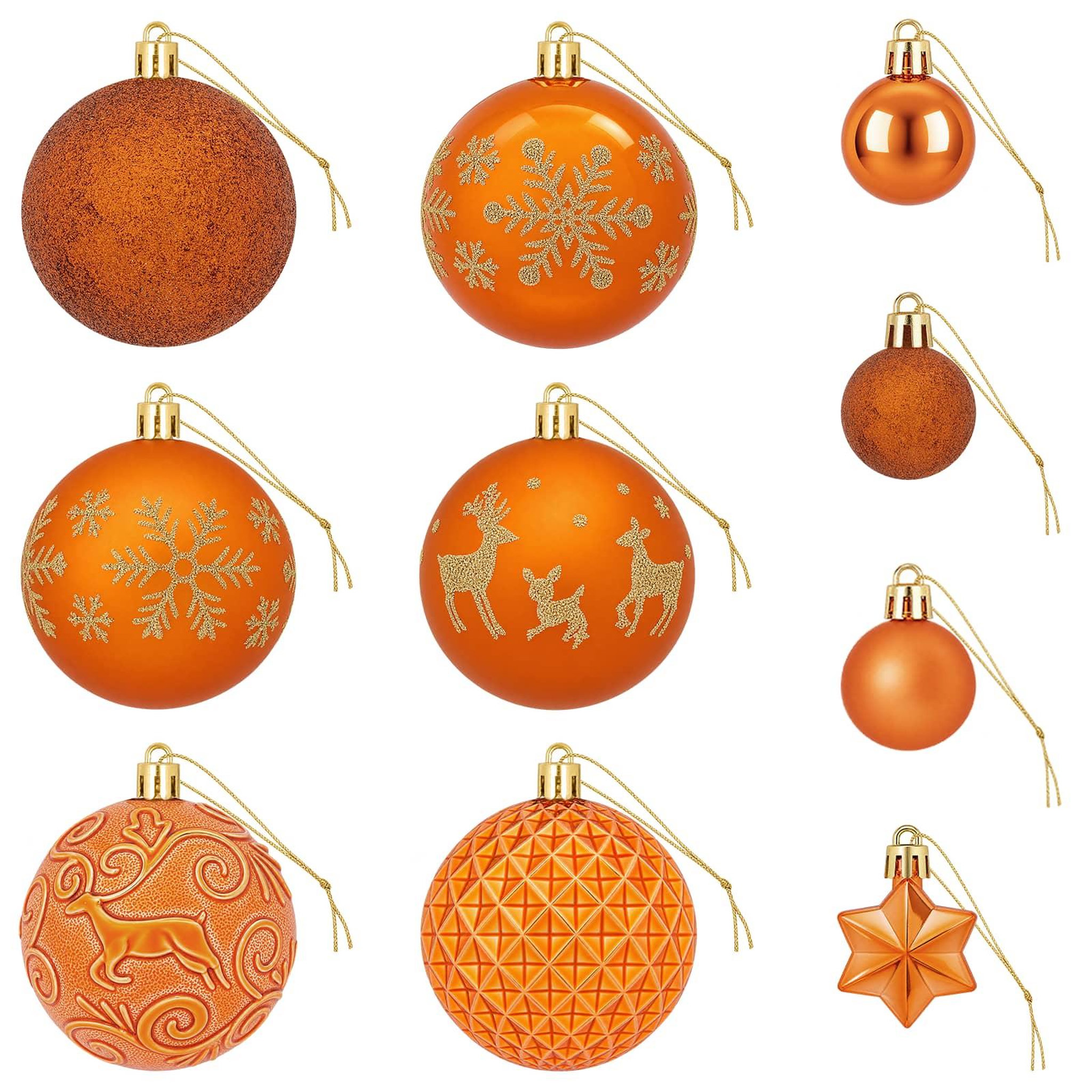 Voir la diapositive 5 : VIDAXL Ensemble de boules de Noël 88 pc Bronze Diam. 6 cm Plastique