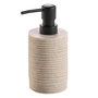 Voir la diapositive 1 : Paris Prix Distributeur de Savon Effet Strié  Siloa  12cm Sable