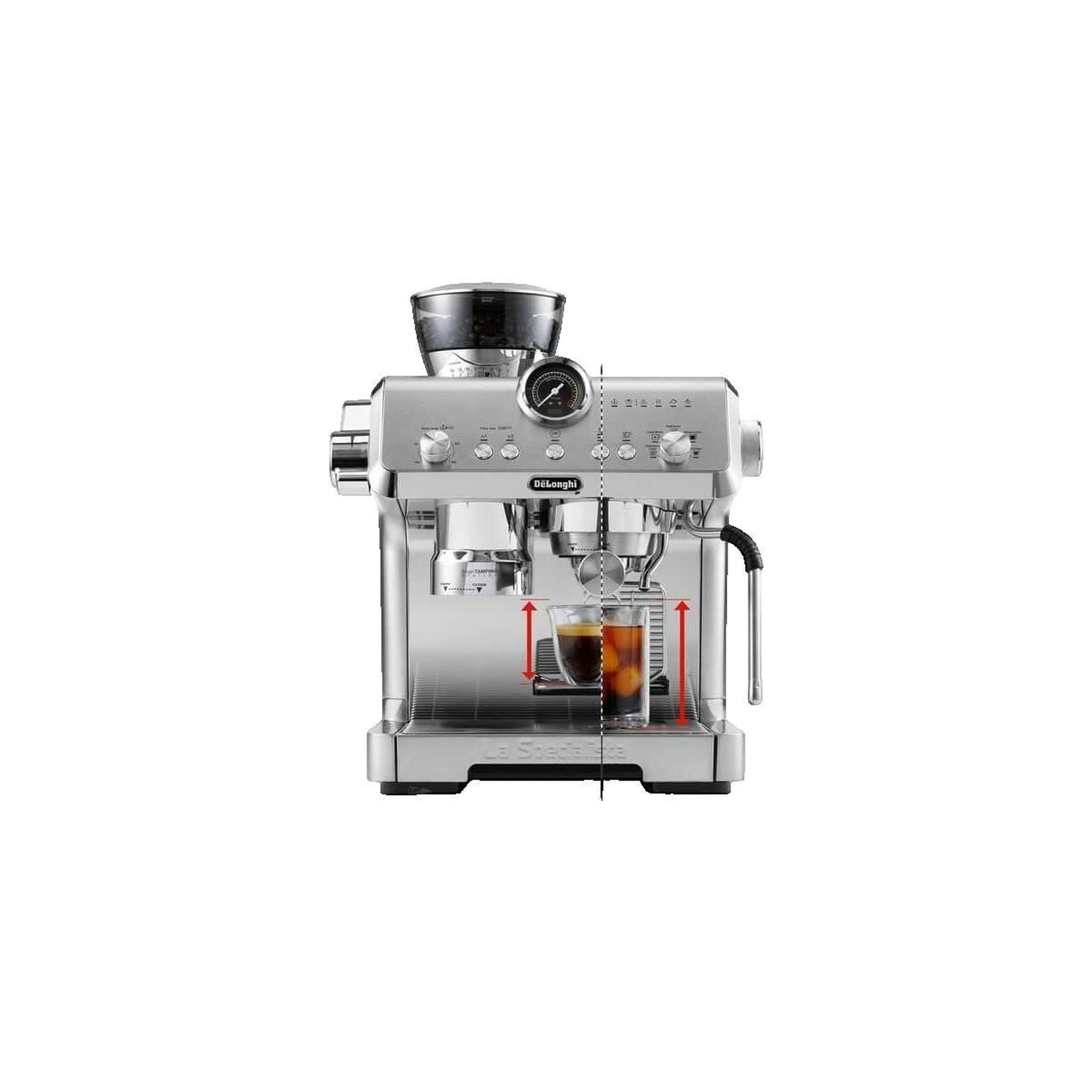Voir la diapositive 1 : DELONGHI Machine à café manuelle De'Longhi La Specialista Opera EC9555.M