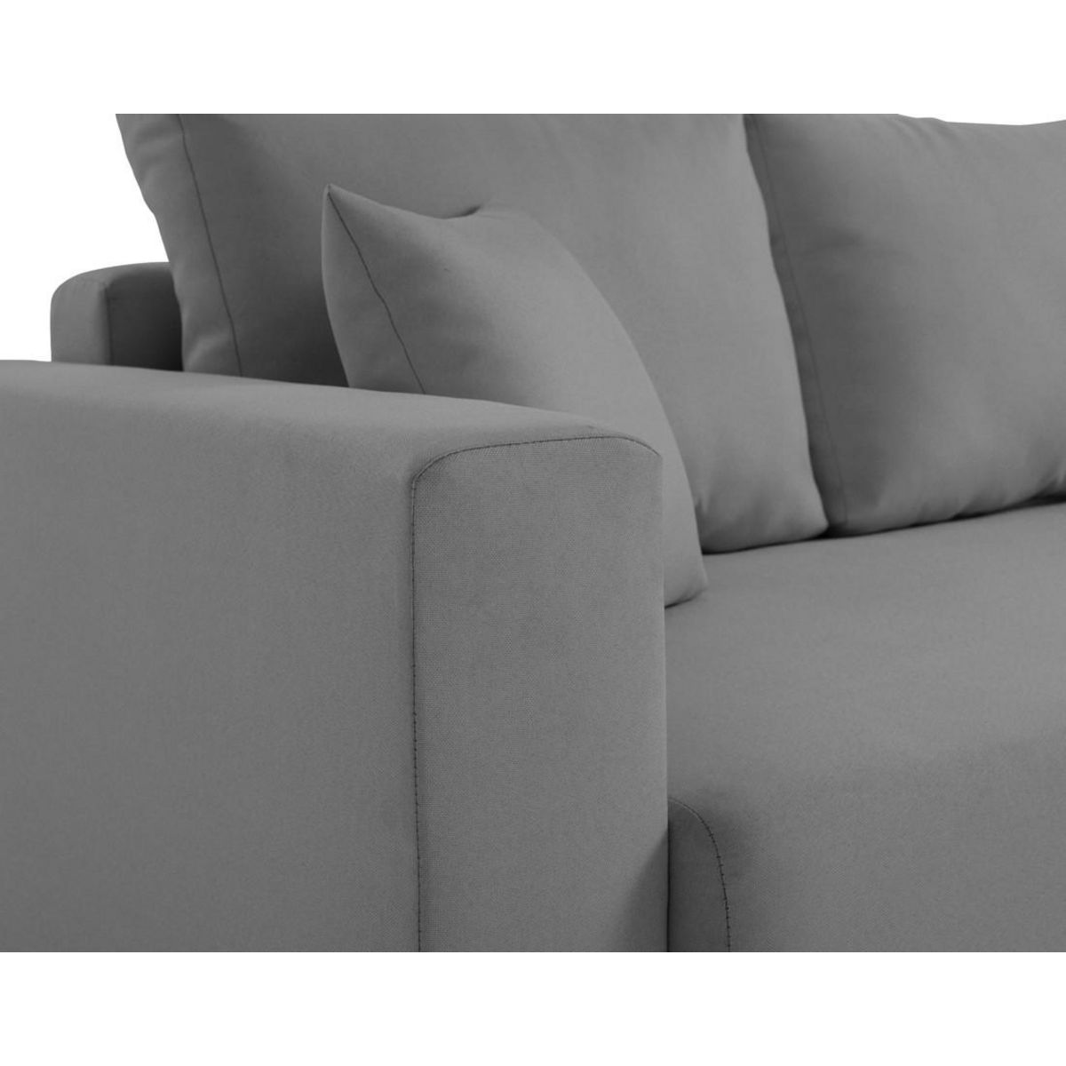 BEST MOBILIER Regala - canapé 3 places - convertible avec coffre - en tissu