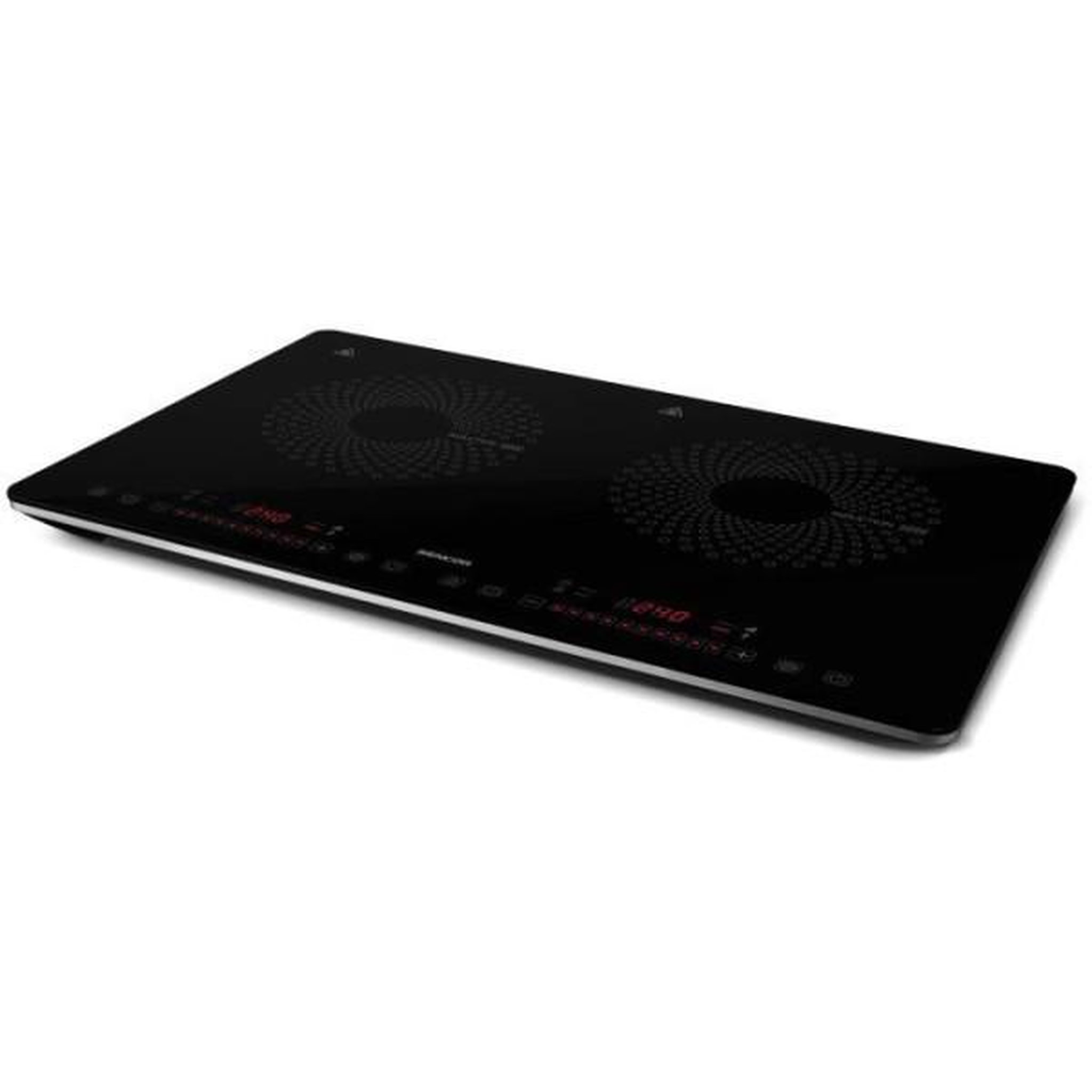 MARKET24 Plaque de Cuisson - Mobile Electrique Plaque de cuisson a induction - SENCOR - SCP 4501BK - 3400 W - 2 foyers - Ultra fin - Noir