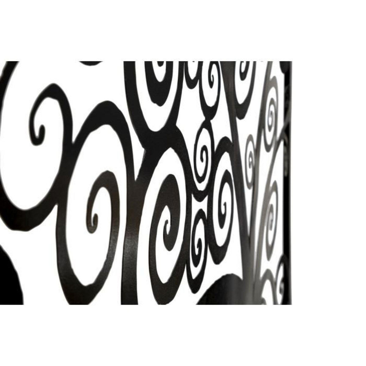 Paris Prix Décoration Murale Encadrée en Métal  Three Plus  100cm Noir