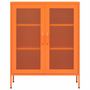 Voir la diapositive 3 : VIDAXL Armoire de rangement Orange 80x35x101,5 cm Acier