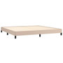 Voir la diapositive 4 : VIDAXL Cadre de lit sans matelas cappuccino 200x200 cm similicuir