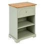 Voir la diapositive 1 : ATMOSPHERA Table de Chevet Avec Tiroir  Mohéa  67cm Vert Céladon
