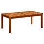 Voir la diapositive 1 : VIDAXL Table basse de jardin 110x60x45 cm Bois solide d'acacia