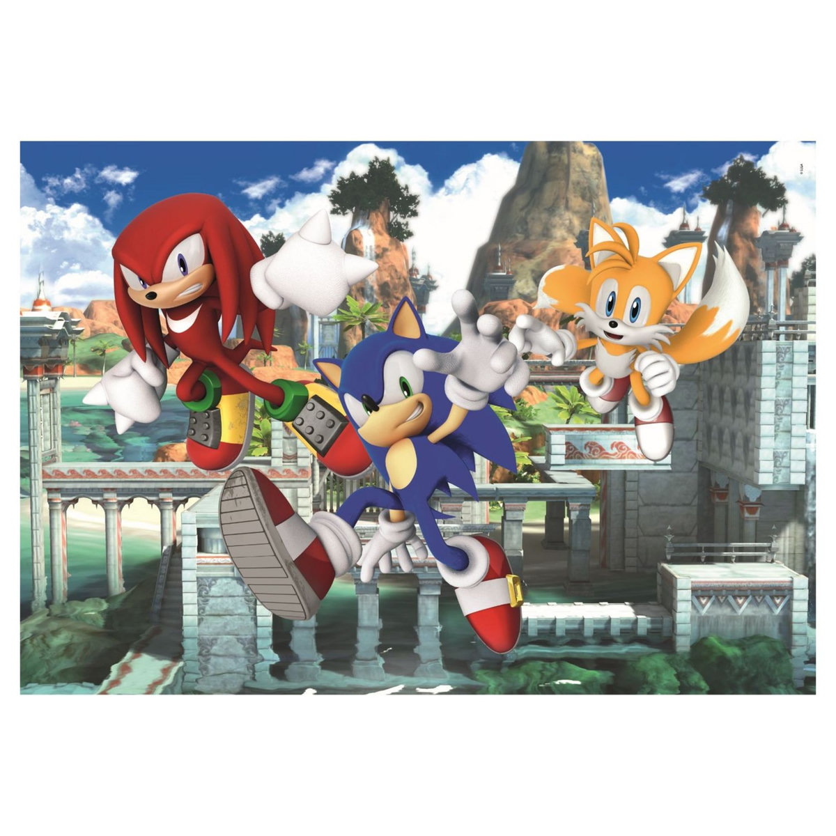 CLEMENTONI Puzzle 3x48 pièces Sonic