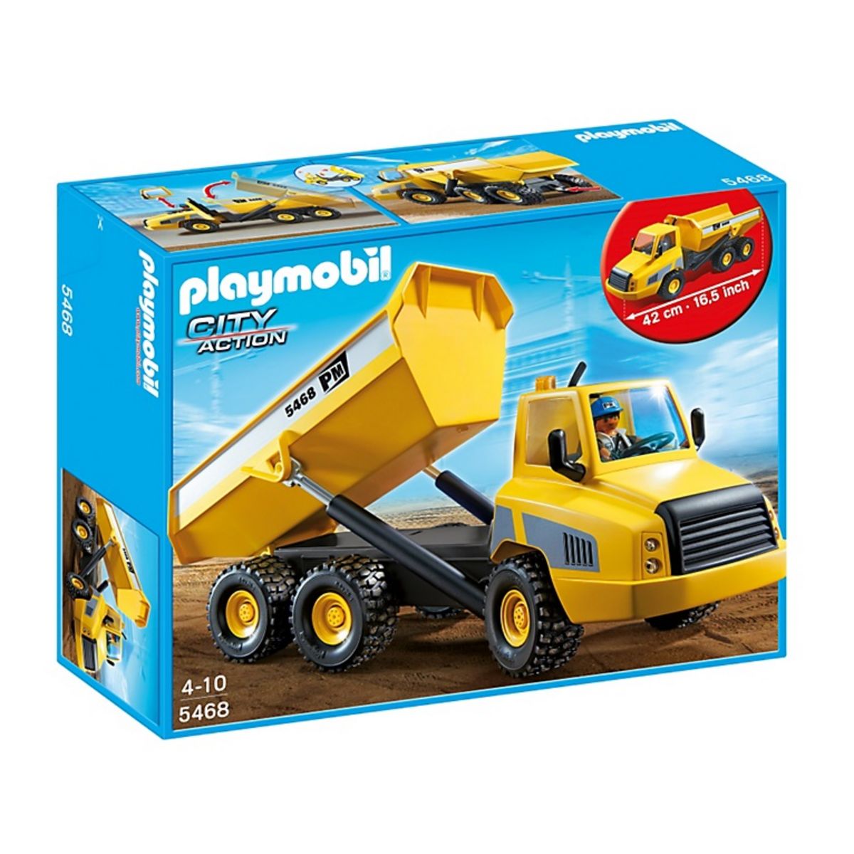 PLAYMOBIL 5468 Grand camion à benne basculante