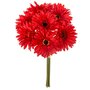 ATMOSPHERA Bouquet artificiel Gerbera - H. 26 cm - Rouge