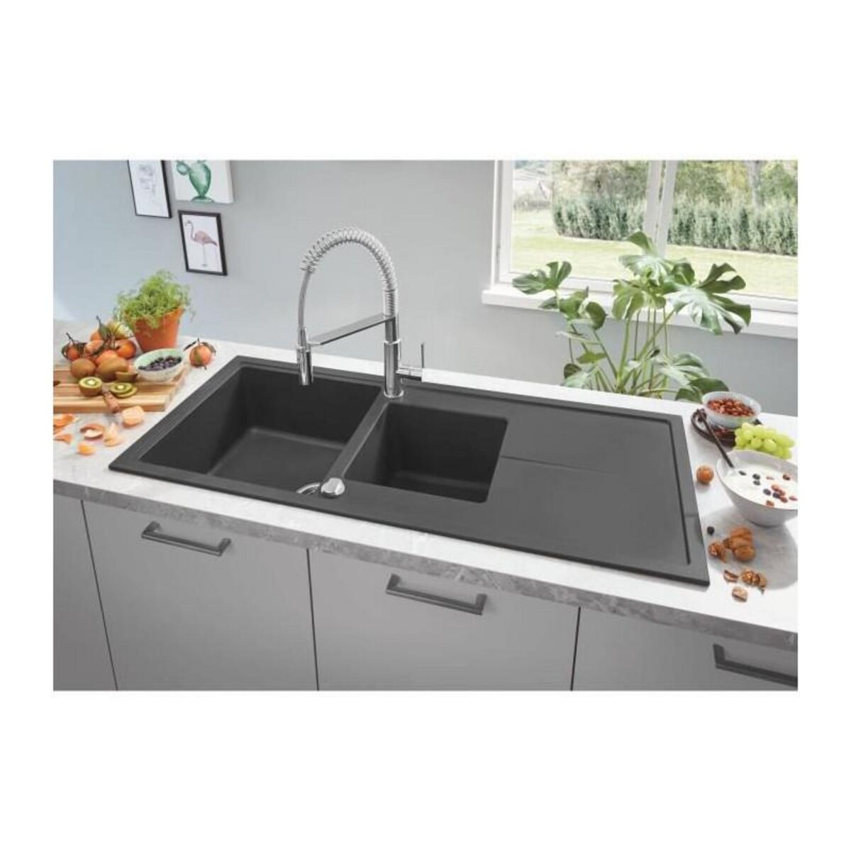 Grohe Evier composite avec égouttoir - GROHE - K400