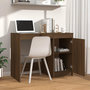 Voir la diapositive 3 : VIDAXL Bureau Chene marron 100x50x76 cm Bois d'ingenierie