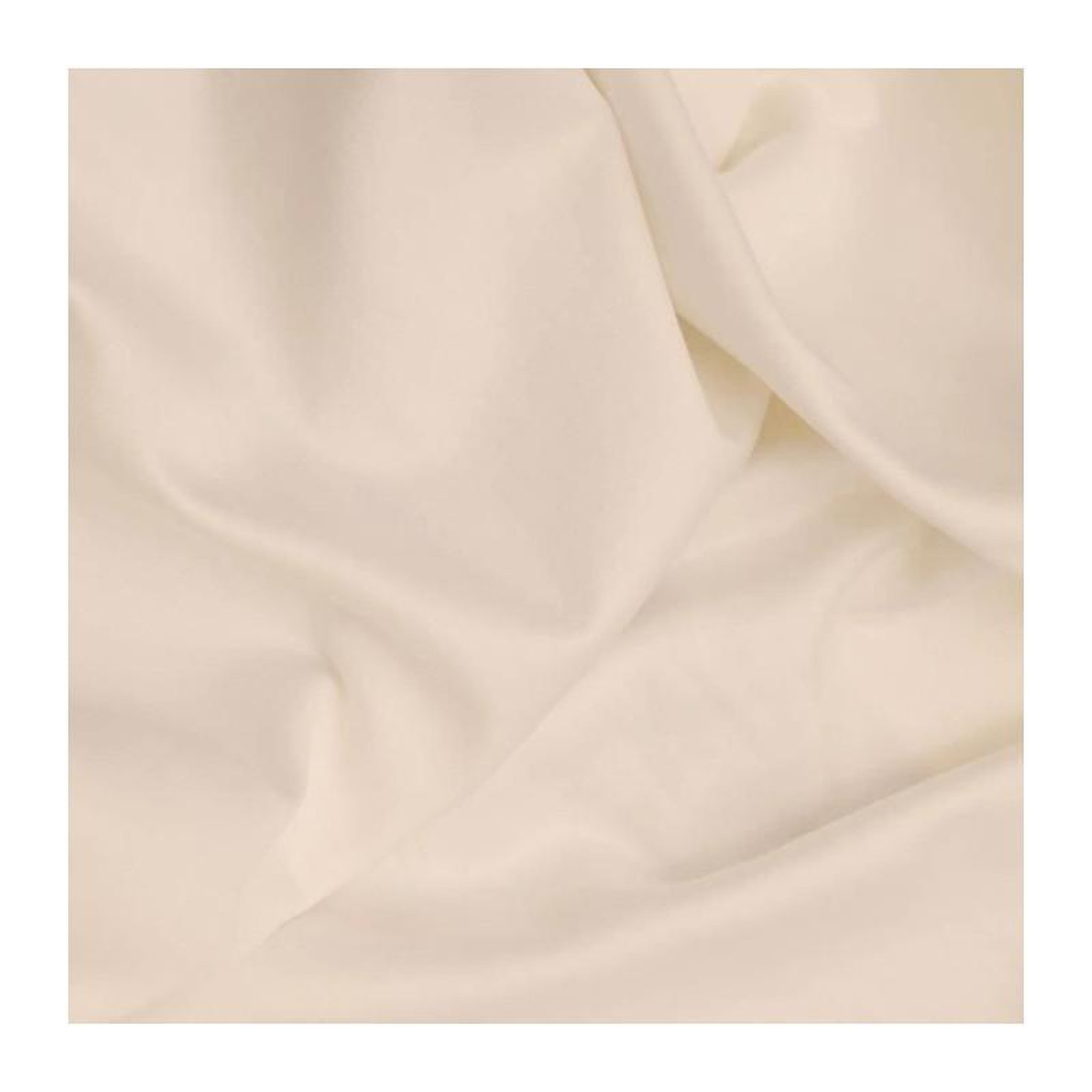 Voir la diapositive 2 : GENERIQUE Parure de lit - 1 housse de couette 220 x 240 cm + 2 taies d'oreiller 60 x 60 cm - Satiné 100% coton - Creme