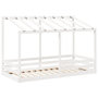 Voir la diapositive 3 : VIDAXL Lit pour enfants sans matelas blanc 100x200 cm bois pin massif