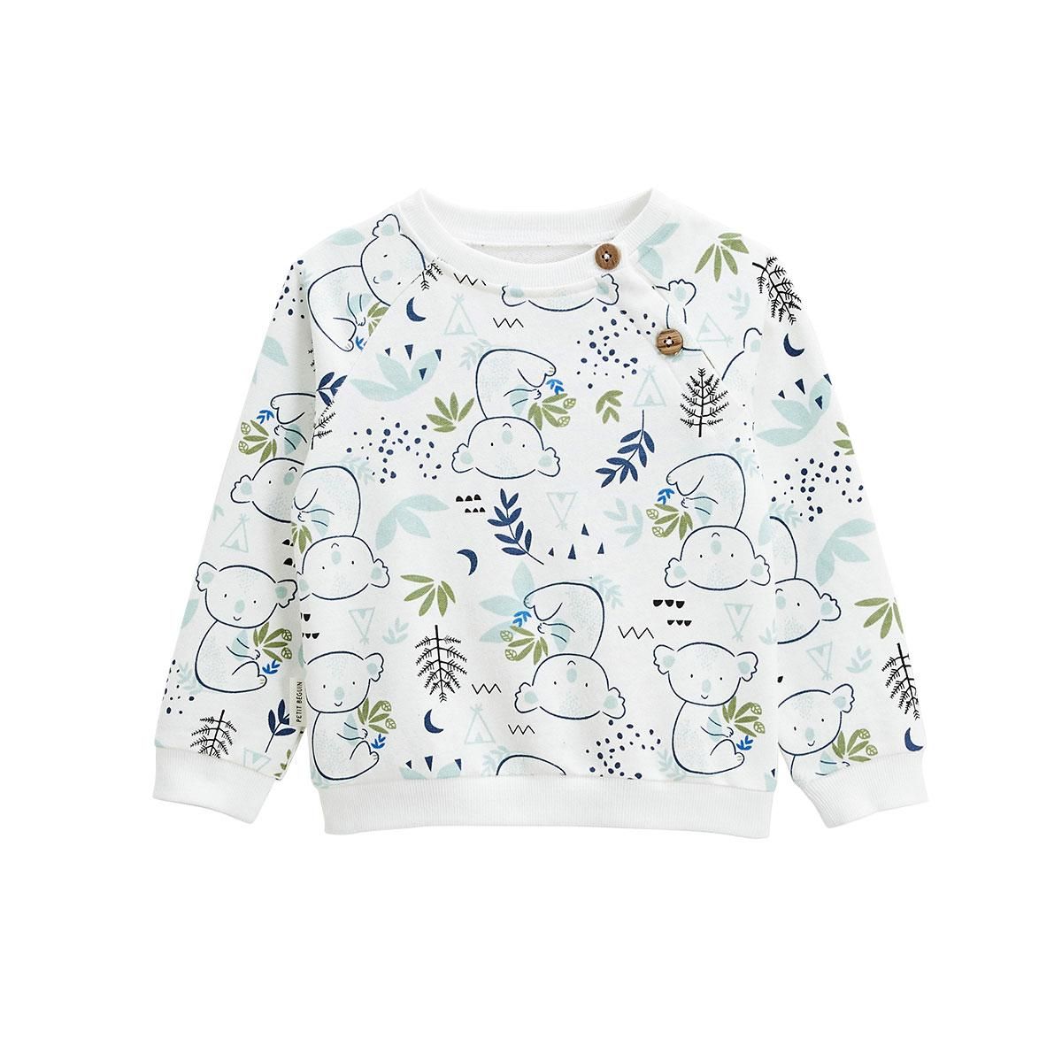 Petit Béguin Ensemble bébé sweat-shirt et pantalon en molleton Yakutat