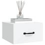 Voir la diapositive 4 : VIDAXL Tables de chevet murales 2 pcs blanc 35x35x20 cm