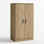 Voir la diapositive 1 : VS VENTA-STOCK Meuble à Chaussures Bilbao 2 Portes Bois, 55 cm Largeur
