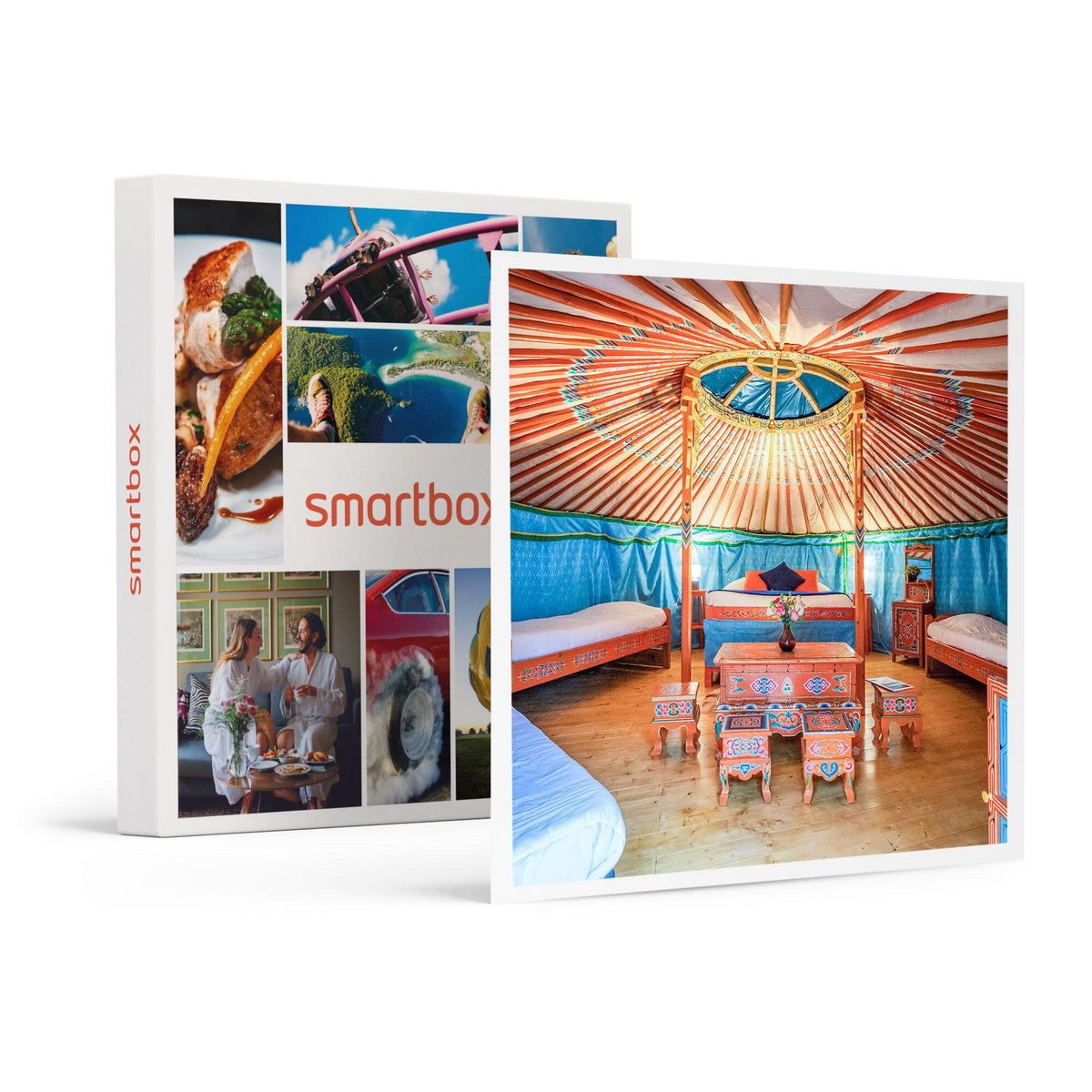 Smartbox 2 jours insolites en yourte avec vélos et panier apéritif près de Caen - Coffret Cadeau Séjour