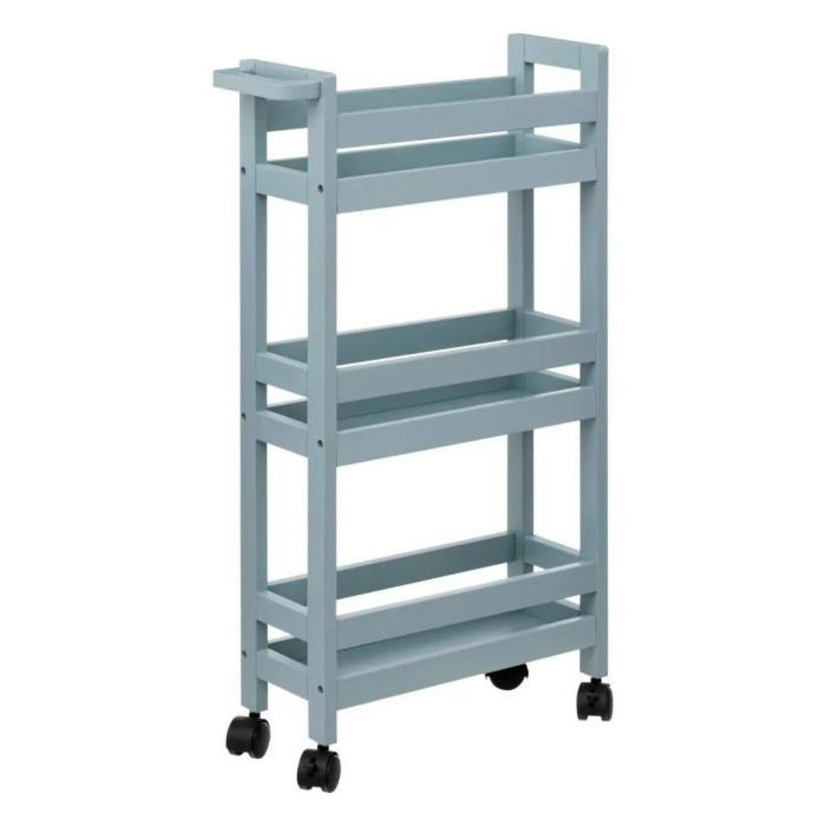 FIVE Desserte de Cuisine  3 Niveaux  75cm Bleu Arctique