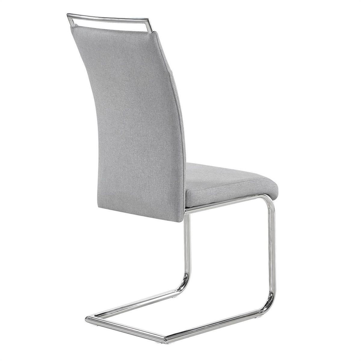 IDIMEX Lot de 4 chaises ERICA, en tissu