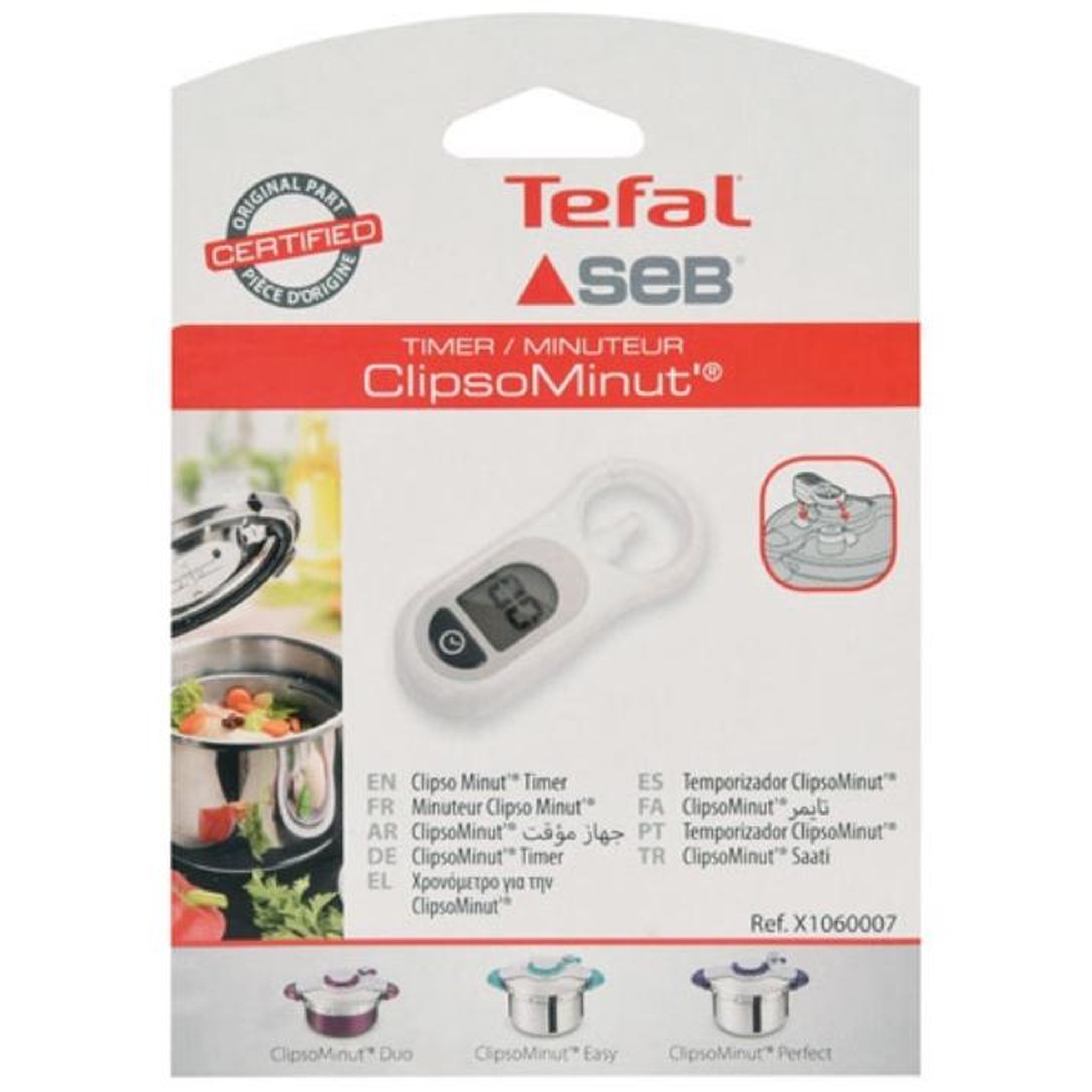 Voir la diapositive 2 : SEB Minuterie pour clipso minut duo-easy-perfect