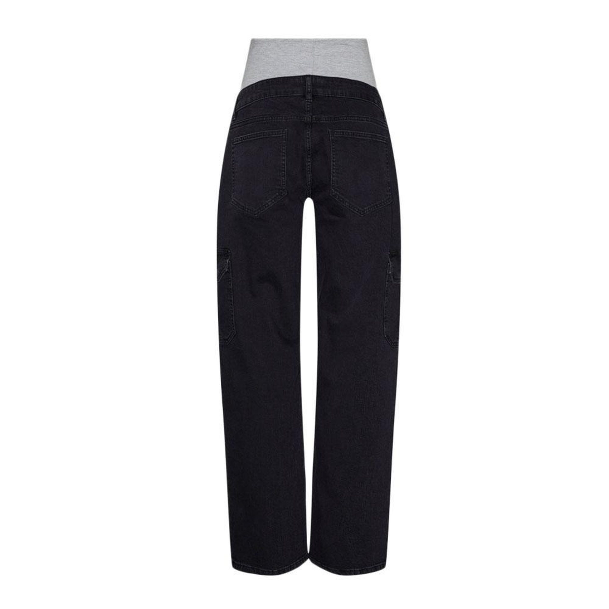 Voir la diapositive 4 : MAMALICIOUS Jeans Cargo  Femme Mamalicous  Wide Leg