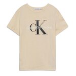 CALVIN KLEIN JEANS T shirt  Garçon Calvin Klein Jeans Monogram. Coloris disponibles : Beige