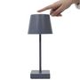 Voir la diapositive 2 : Paris Prix Lampe à Poser Tactile  LED  26cm Gris