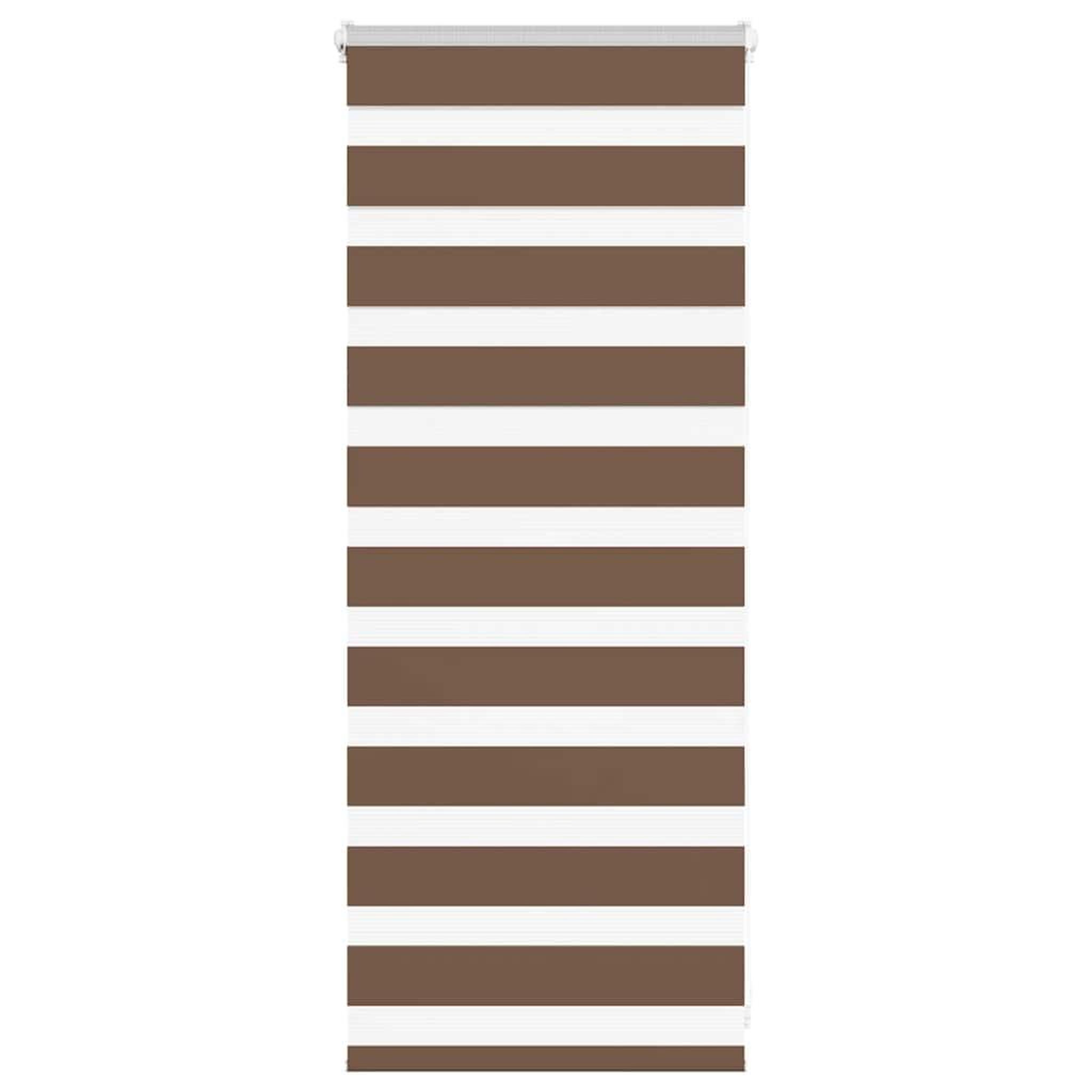 VIDAXL Store zebre marron 60x100 cm largeur du tissu 55,9 cm polyester