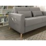 Voir la diapositive 5 : LISA DESIGN Timo - canapé 3 places convertible express couchage quotidien 140 cm matelas 12 cm en tissu