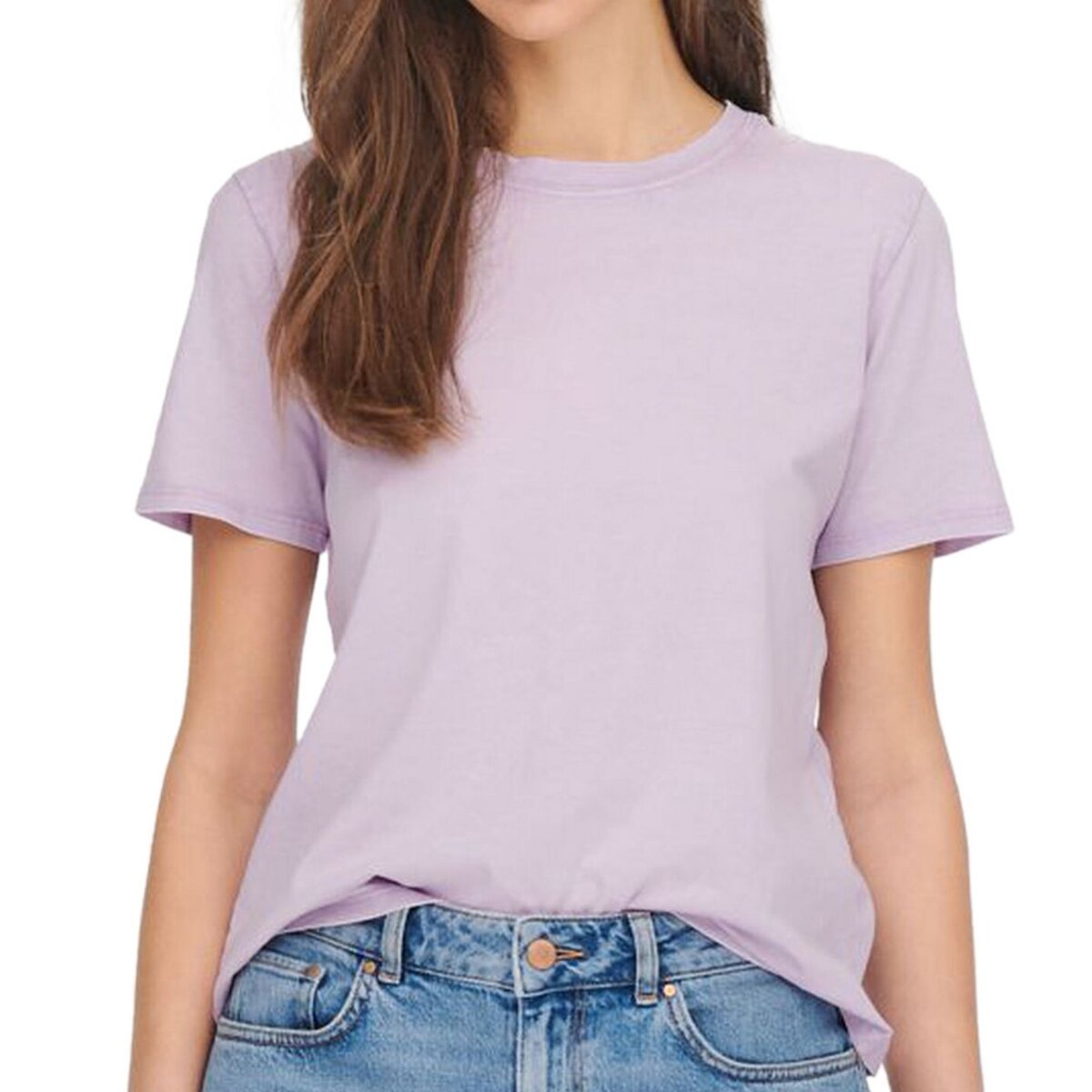 T shirt Mauve Femme JDY Farock pas cher Auchan