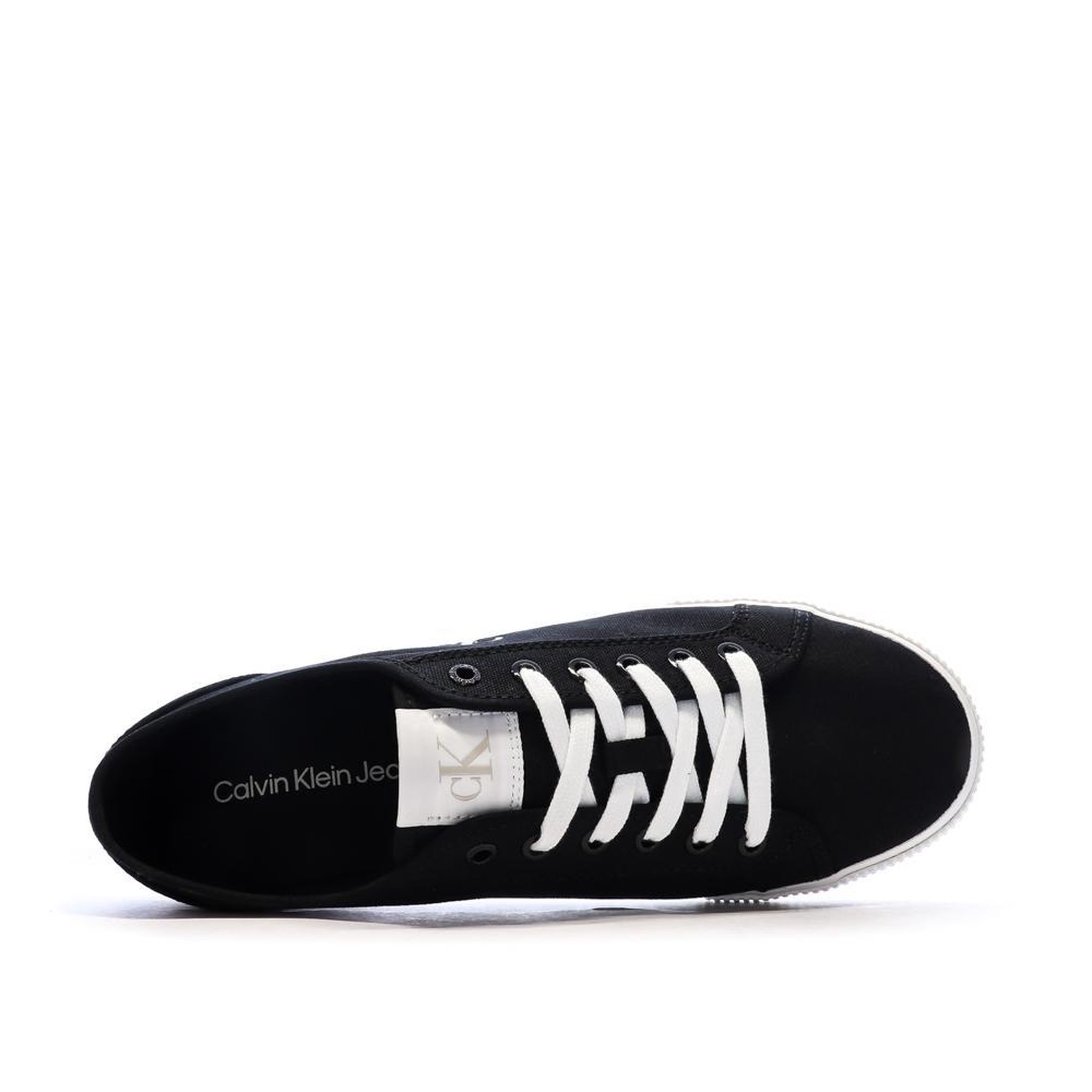 Voir la diapositive 4 : CALVIN KLEIN JEANS Baskets /Blanc Homme Calvin Klein Jeans Ess Vulc Low