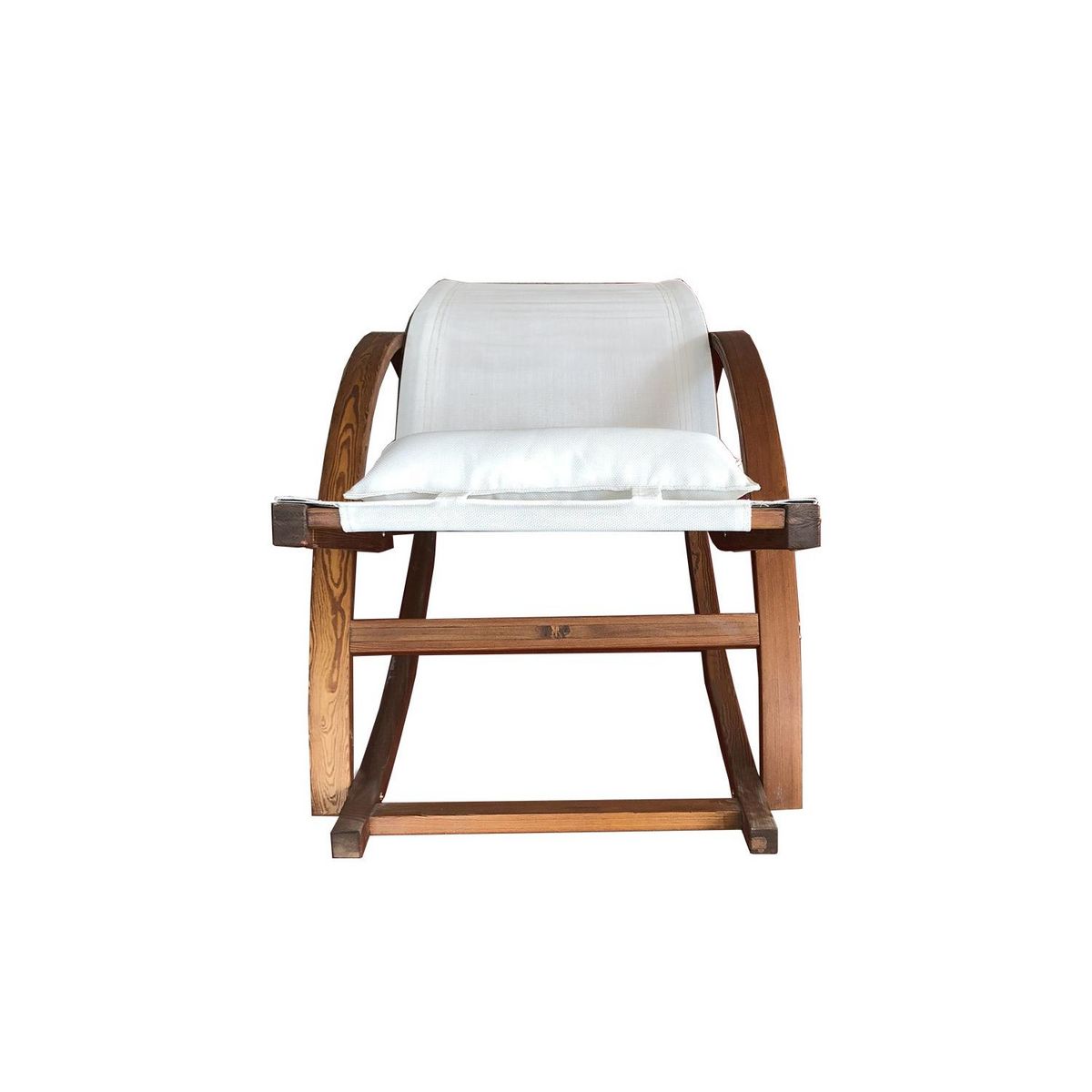 CONCEPT USINE Transat à bascule en bois écru ALCOBA