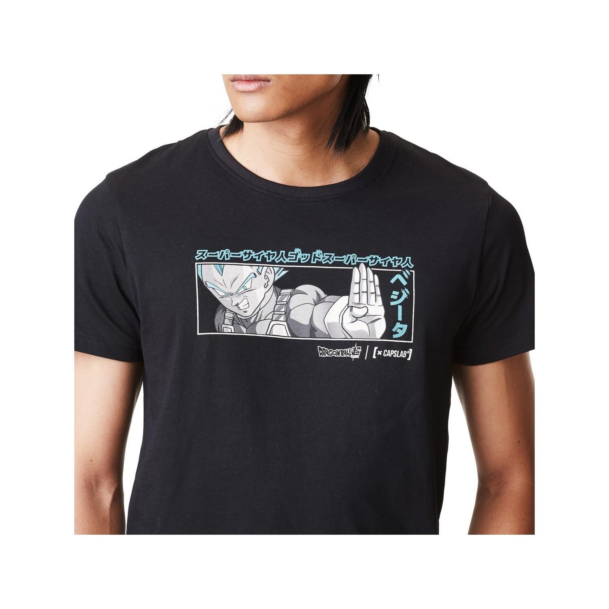 Voir la diapositive 4 : CAPSLAB T-shirt homme dragon ball super vegeta