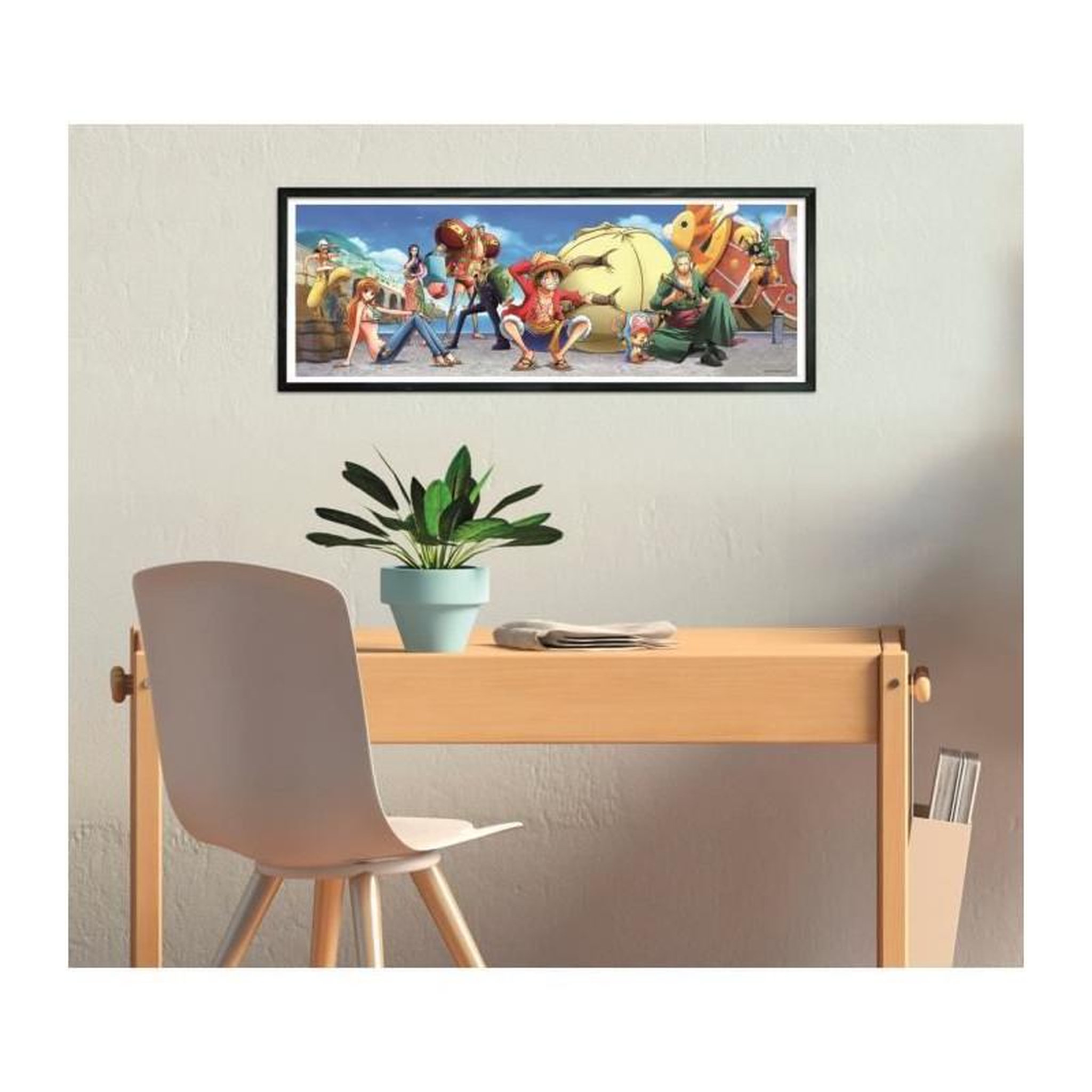 Voir la diapositive 4 : CLEMENTONI Puzzle 1000 pièces Panorama One Piece Compact – Clementoni