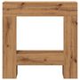 Voir la diapositive 4 : VIDAXL Cadre de cheminee chene artisanal 81x18x82 cm bois ingenierie