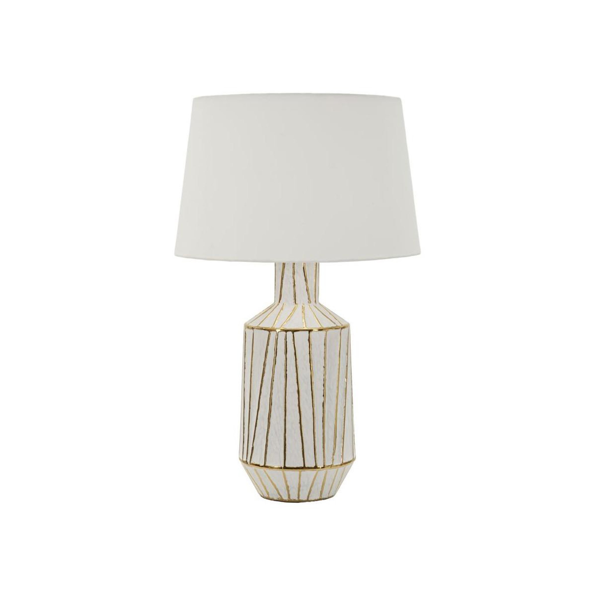 Paris Prix Lampe à poser  tangeri  73cm blanc & or