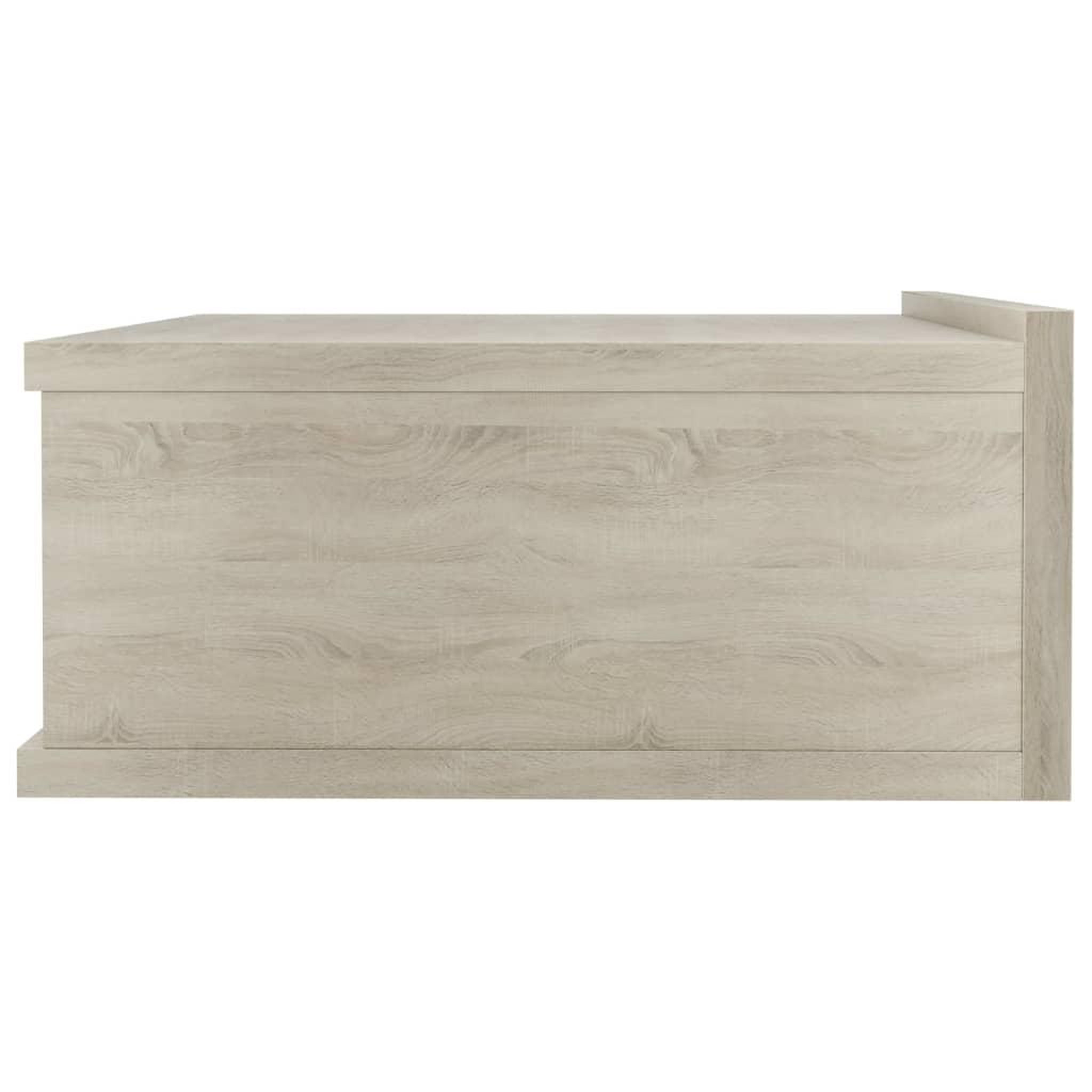 Voir la diapositive 5 : VIDAXL Table de chevet flottante Chene sonoma Bois d'ingenierie