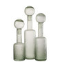 Voir la diapositive 3 : Paris Prix Bouteille Déco en Verre  Spiaggia  56cm Gris Vert